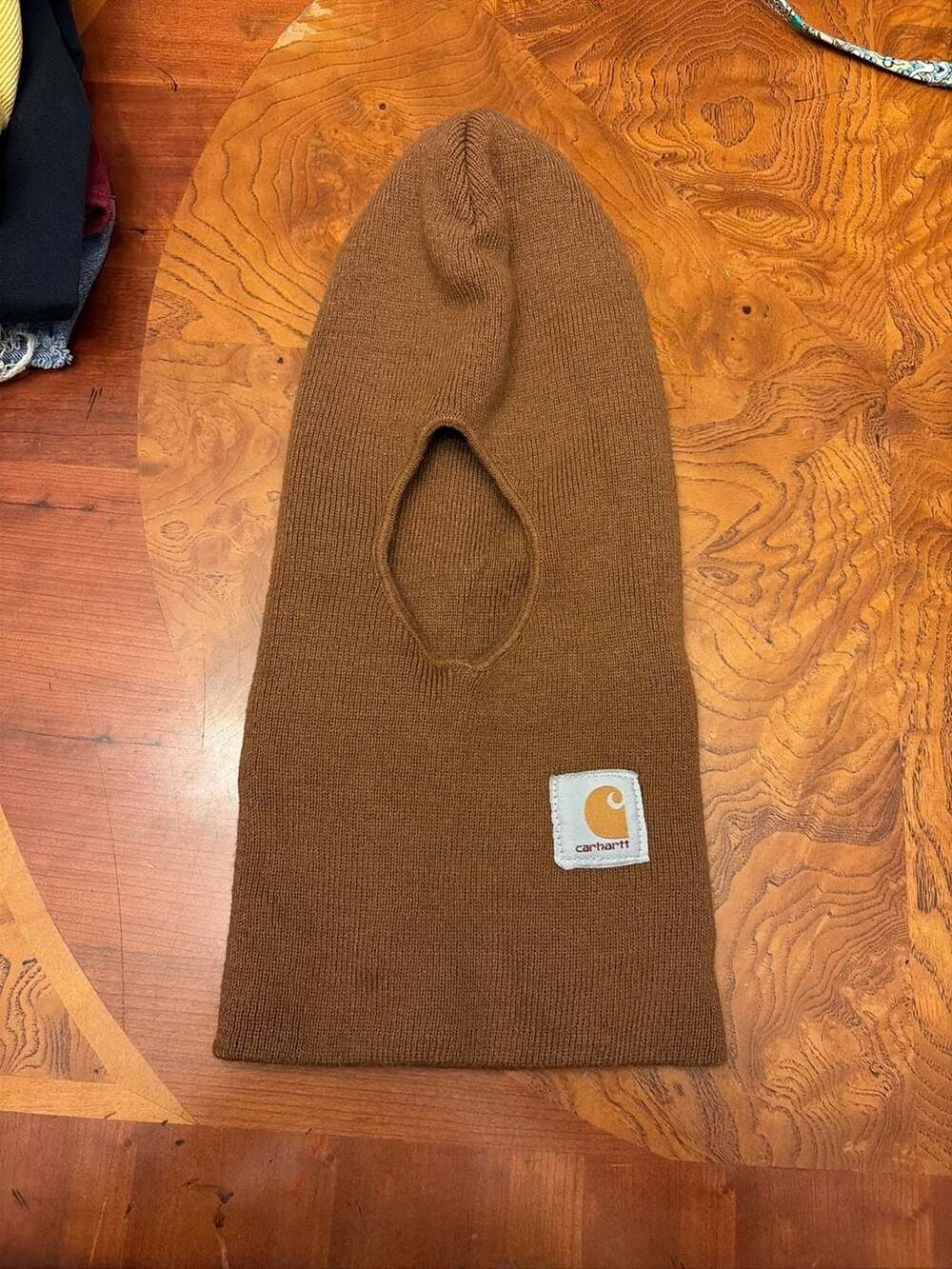 Carhartt Brown Knit Balaclava Face Mask